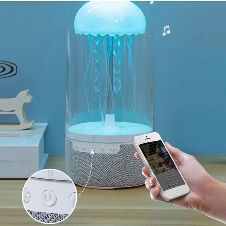Jellyfish LED Bluetooth Night Speaker