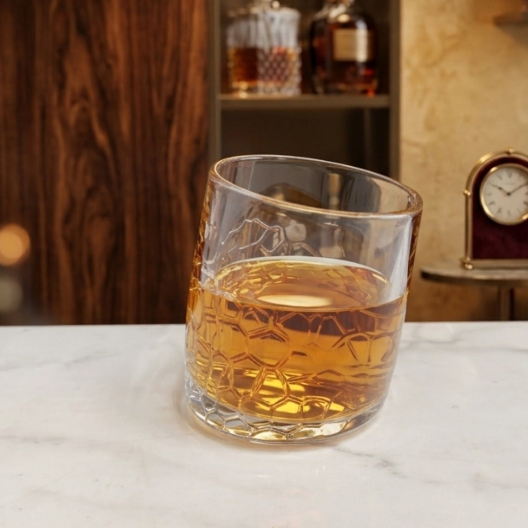 Carved Multi-Serve Drinking Glass - Set Of 6