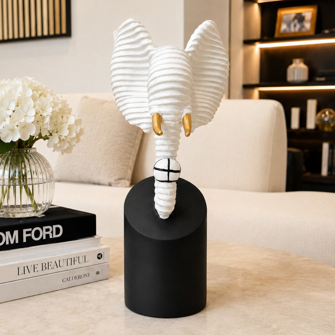 Classic Elephant Bust Figurine