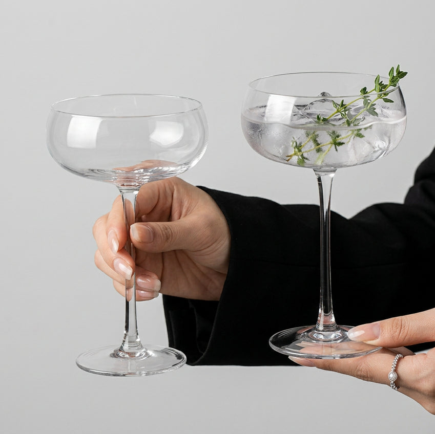 Stemmed Coupe Cocktail Glasses