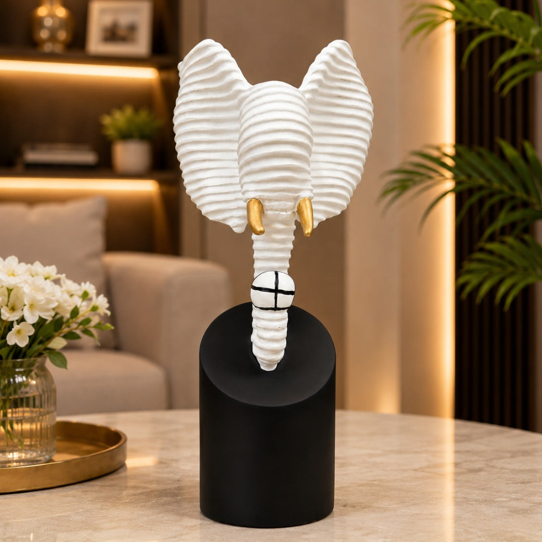 Classic Elephant Bust Figurine