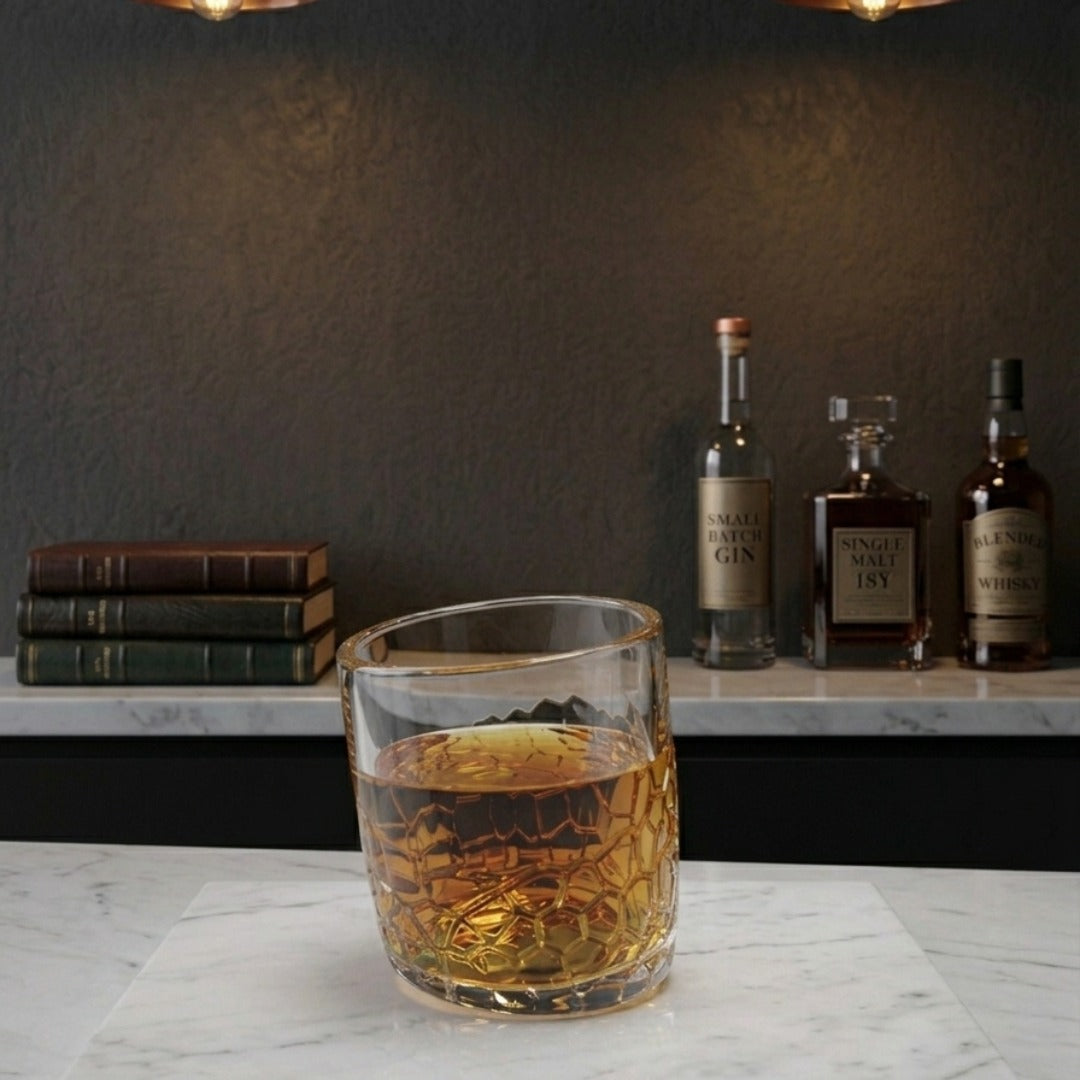 Carved Multi-Serve Drinking Glass - Set Of 6