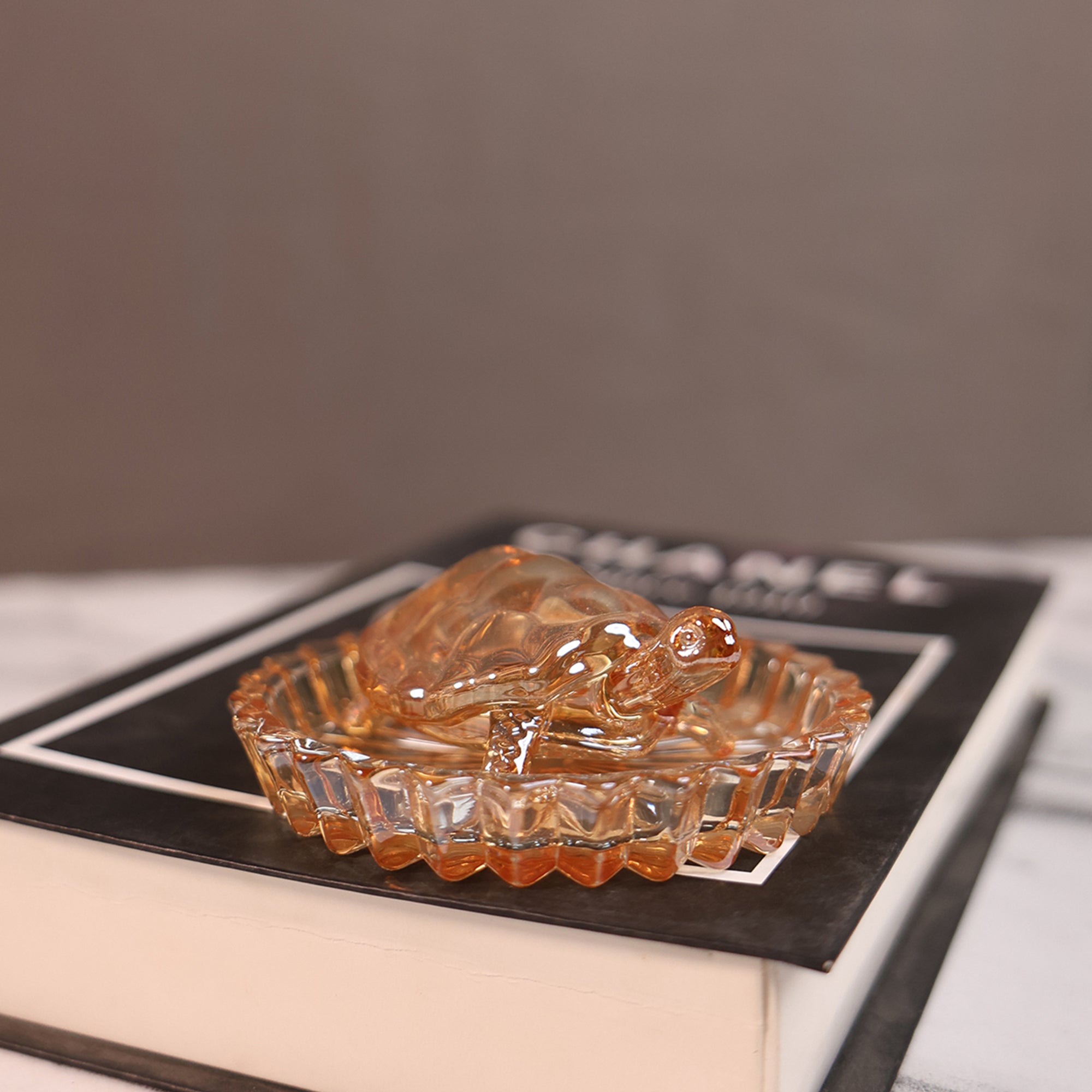 Lucky Crystal Turtle with Tray - 2 Sets