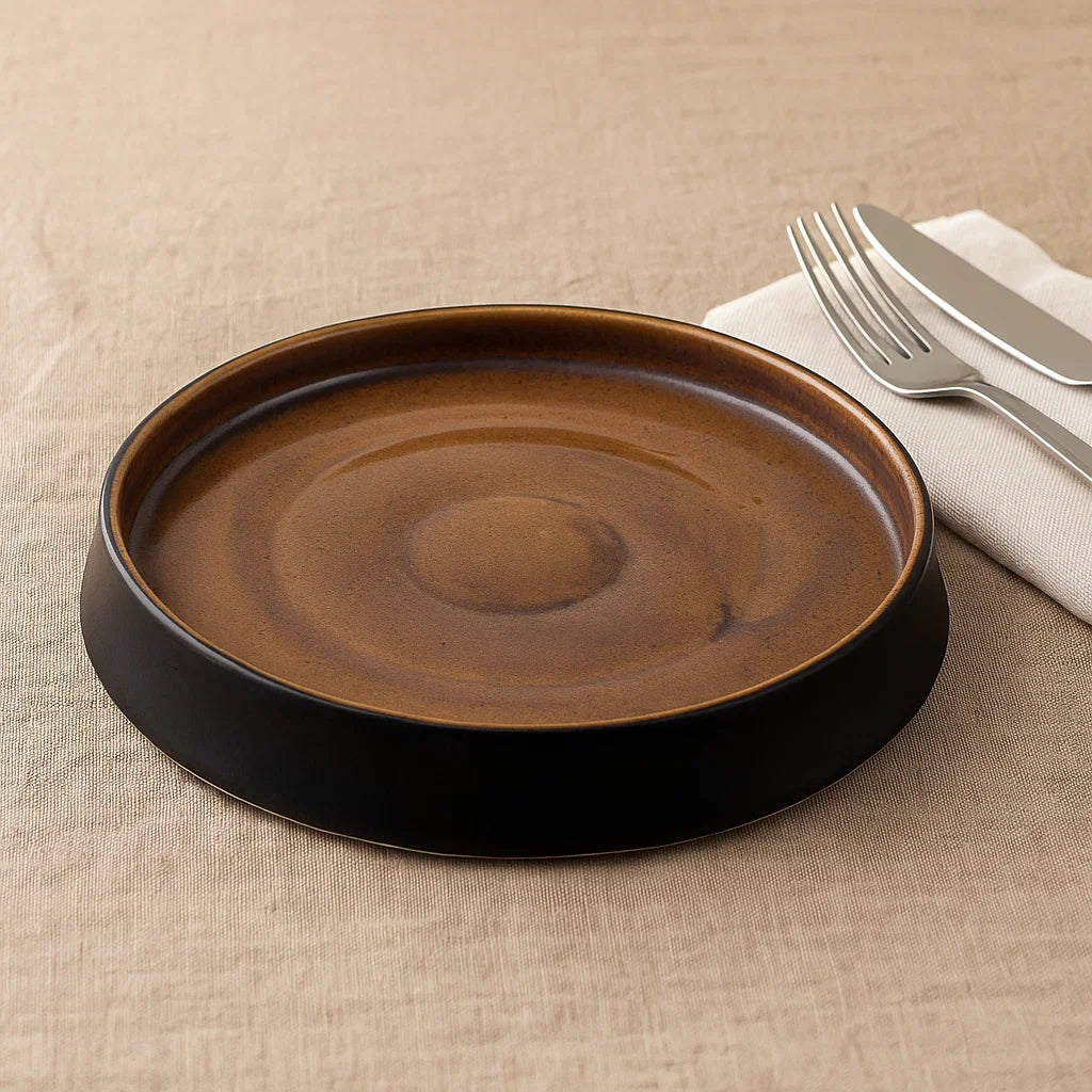 Artisan Round Stoneware Platter