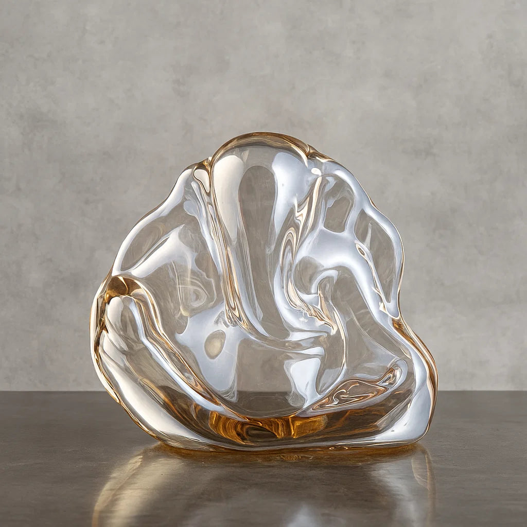 Divine Ganesha Glass Showpiece