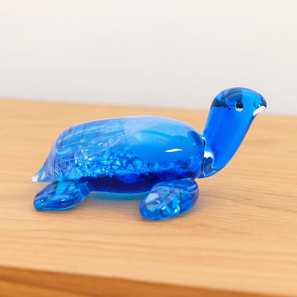 Turtle Figurine with Jellyfish Core