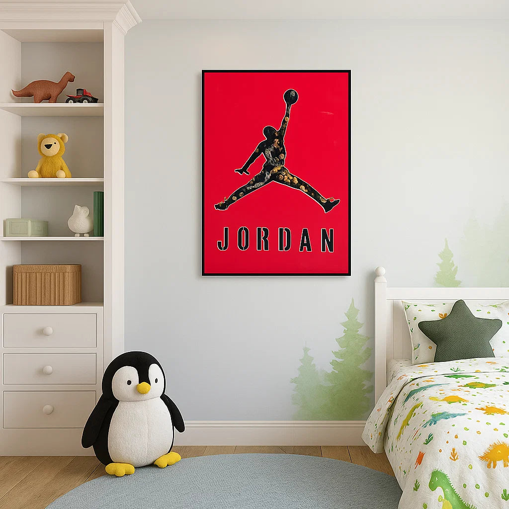 Jordan-Themed Lego Wall Decor