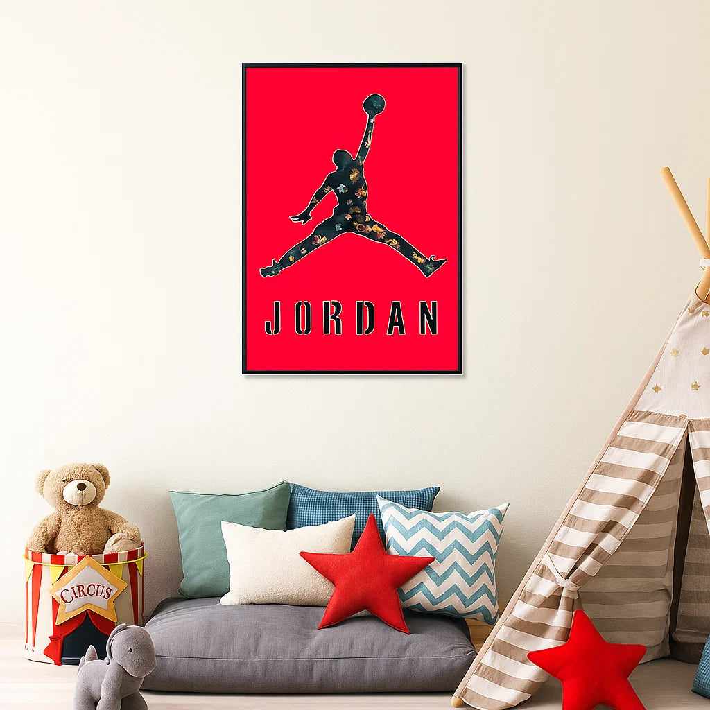 Jordan-Themed Lego Wall Decor