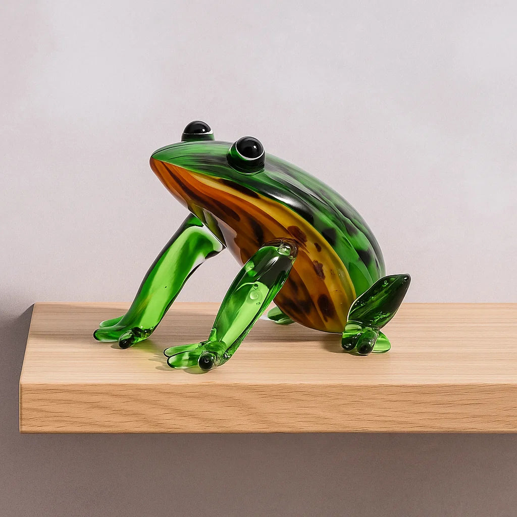 Crystal Frog Decor