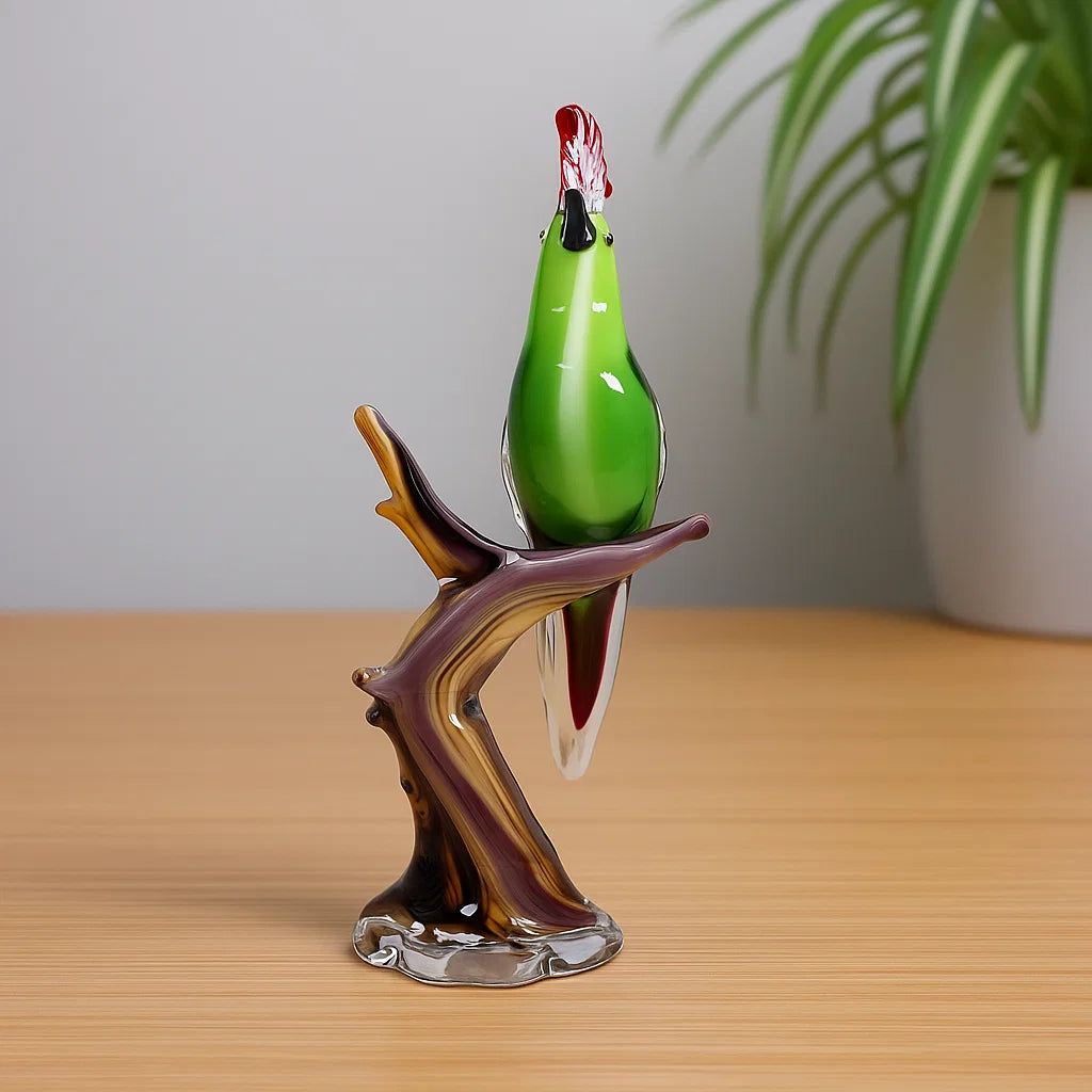 Crystal Cockatoo Parrot Decor