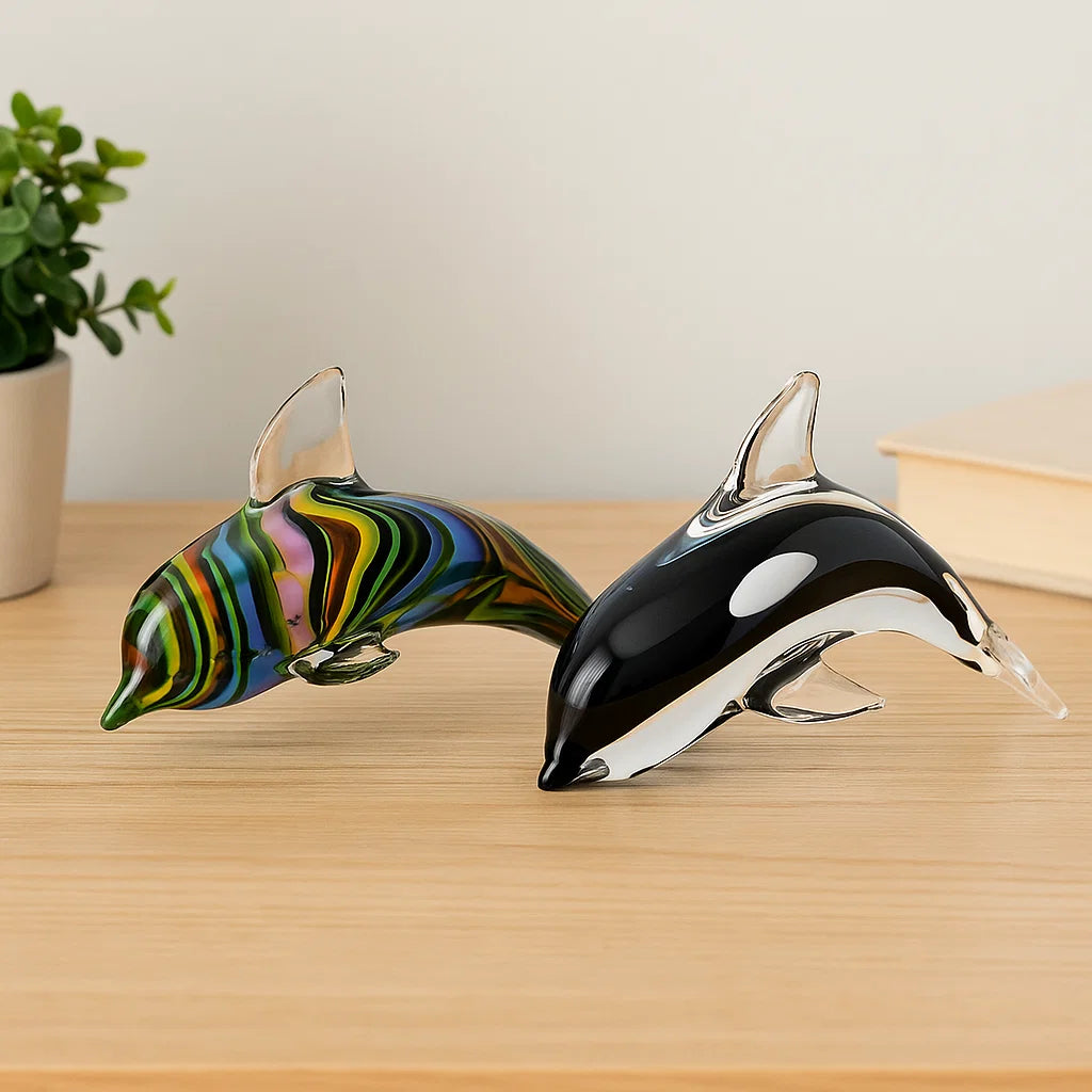 Crystal Dolphin Decor