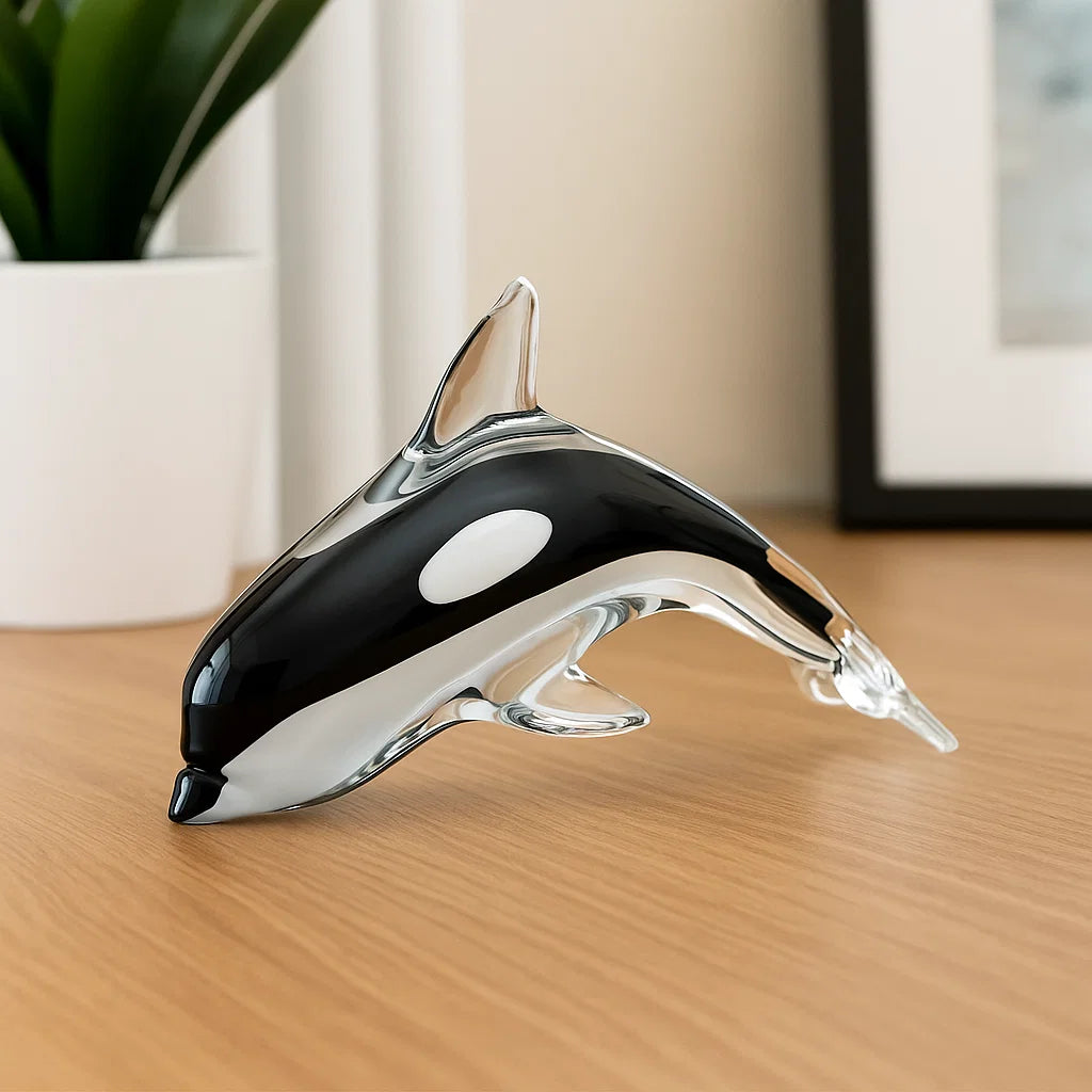 Crystal Dolphin Decor