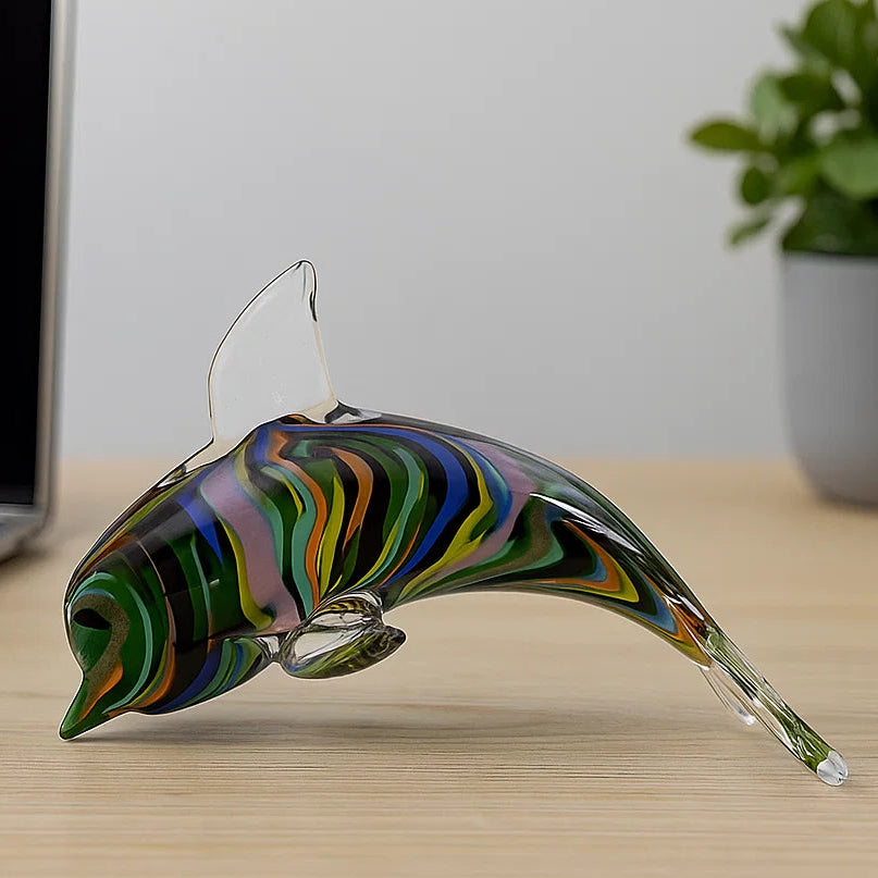 Crystal Dolphin Decor