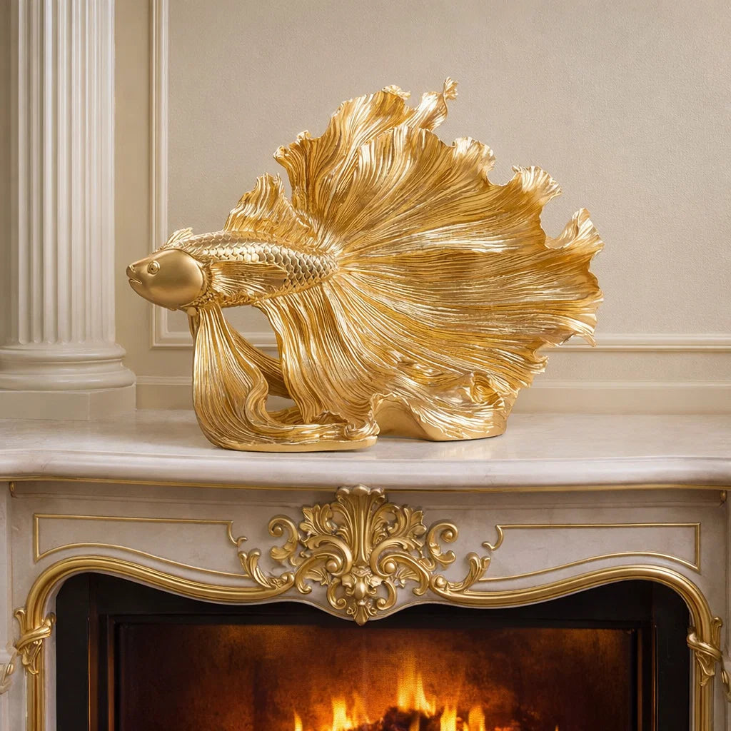 Siamese Fish Prosperity Charm Decor