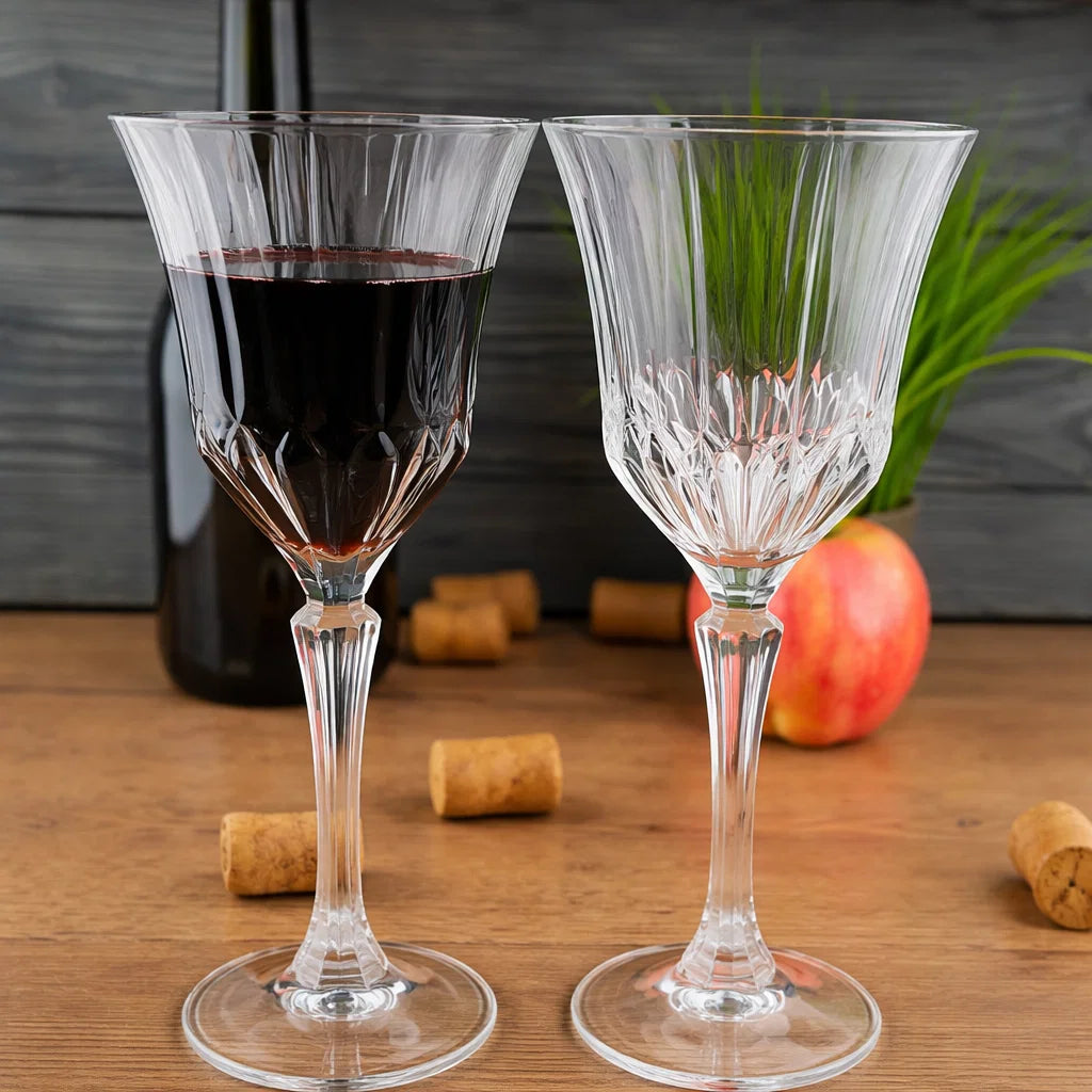 made in italy - adagio cocktail crystal glass - set of 2