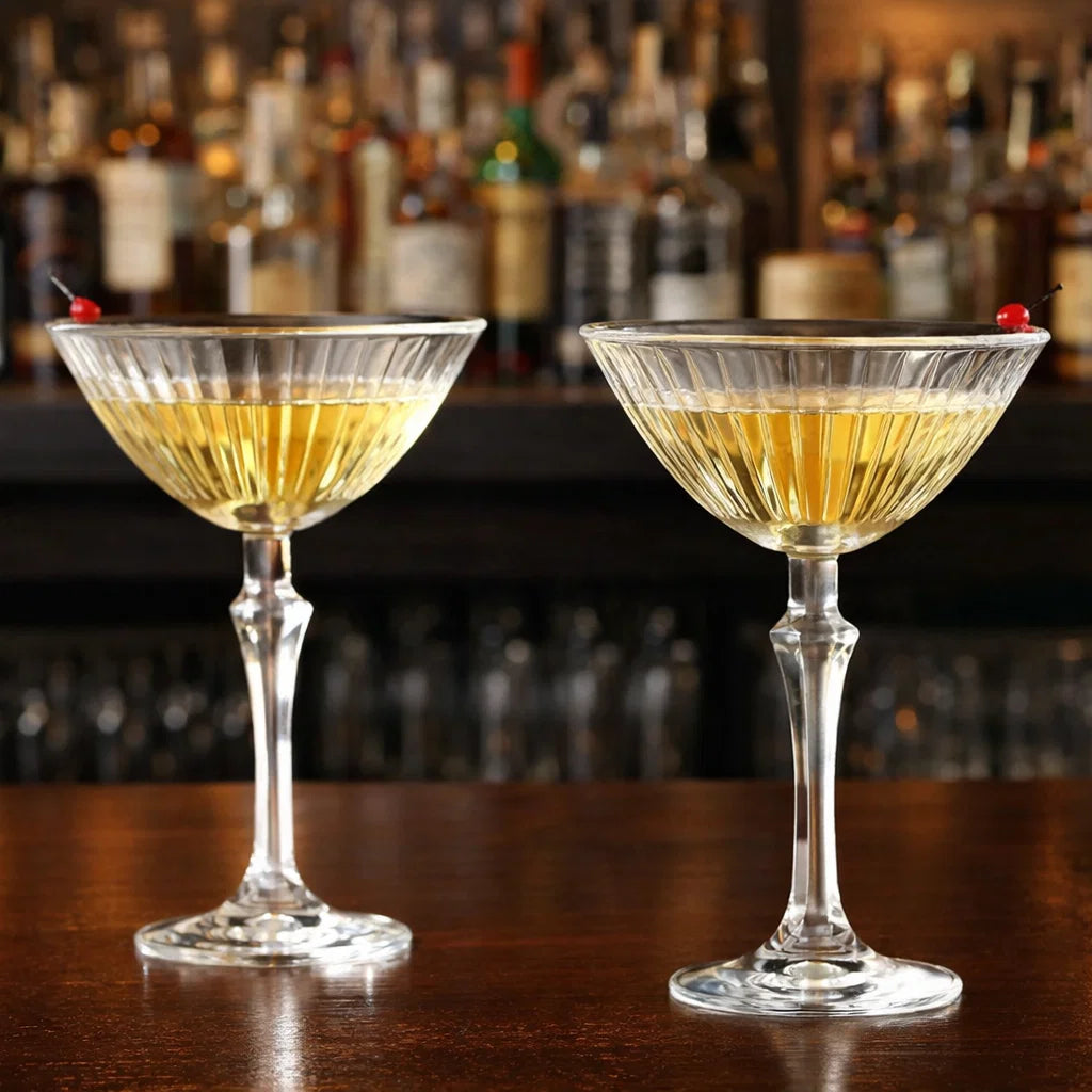 made in turkey - crystal joy martini glass - set of 2