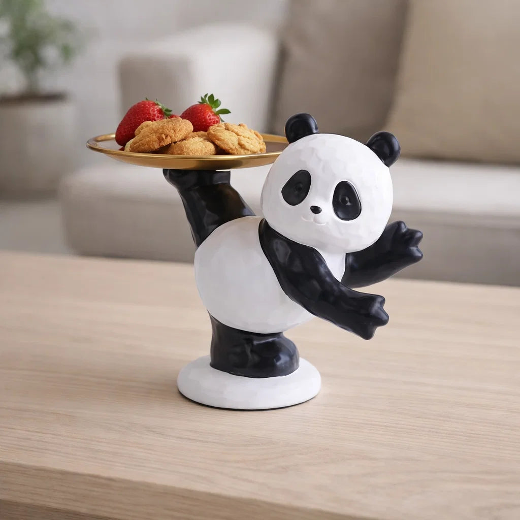 Playful Panda Accent Decor Piece