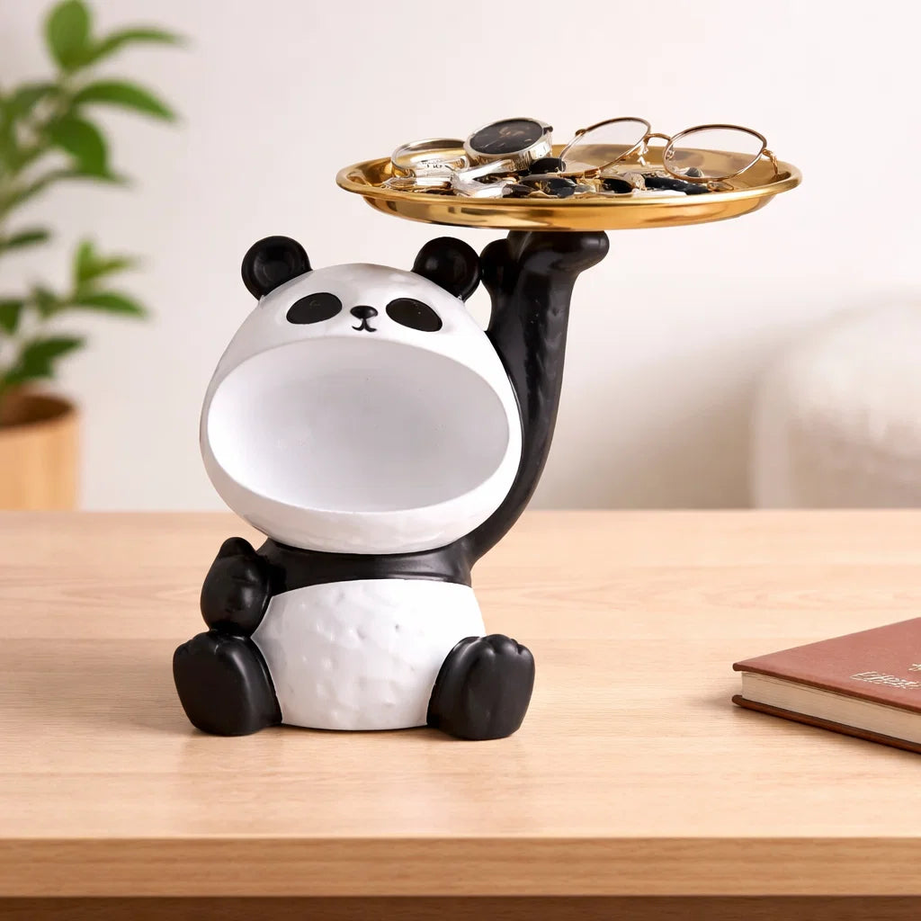 Playful Panda Accent Decor Piece
