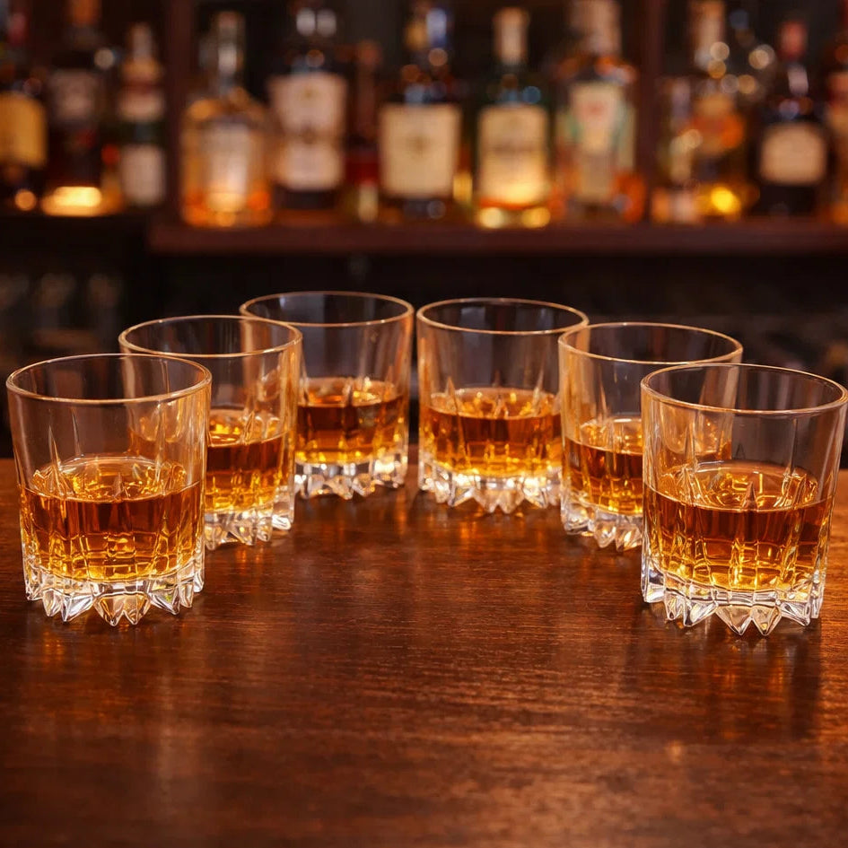 EXCALIBUR Whiskey Crystal Glass - Set Of 6