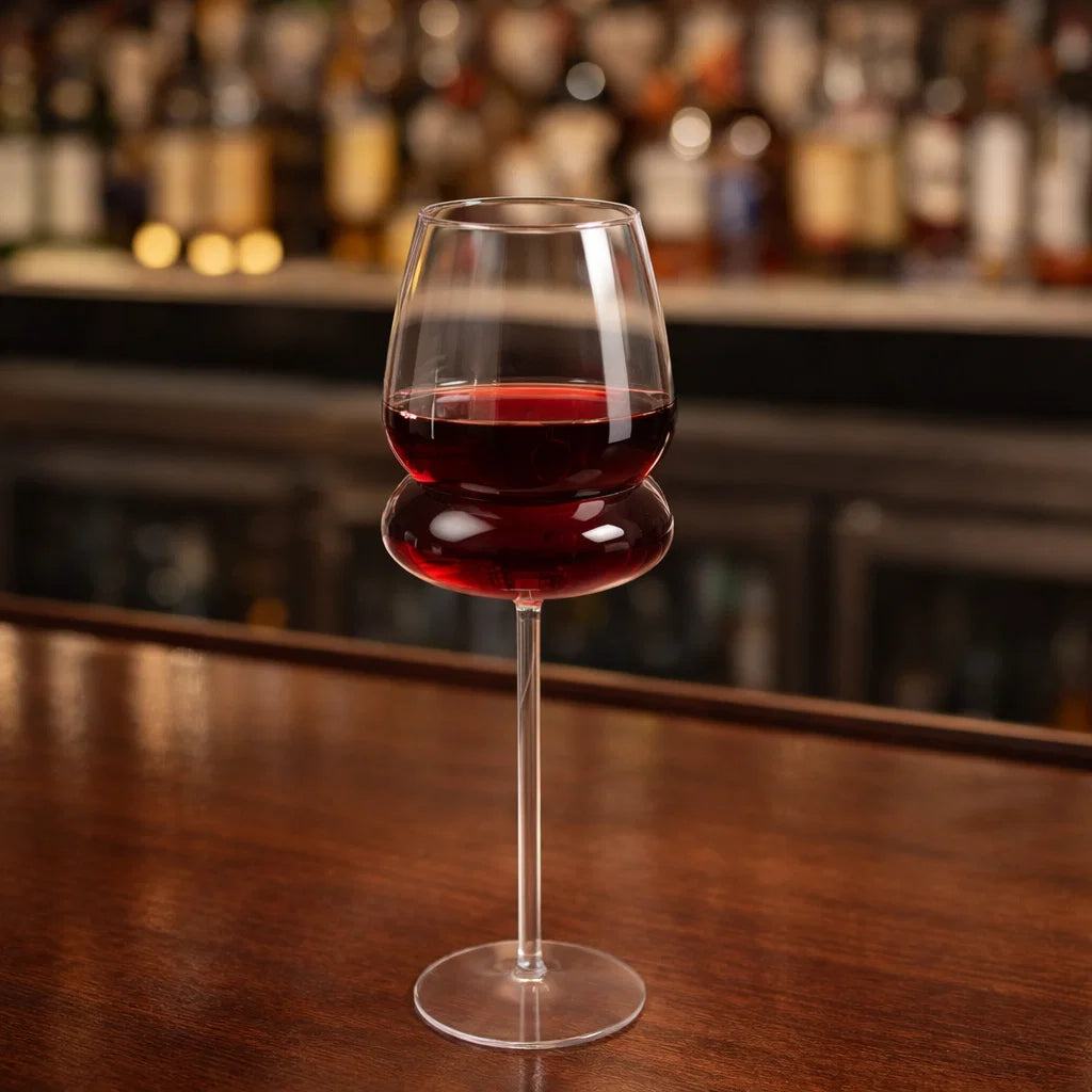 HANDCRAFTED Stem Wine Glass -  SET OF 2