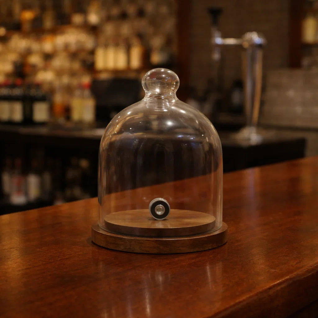 Smoke Dome With Wooden Base