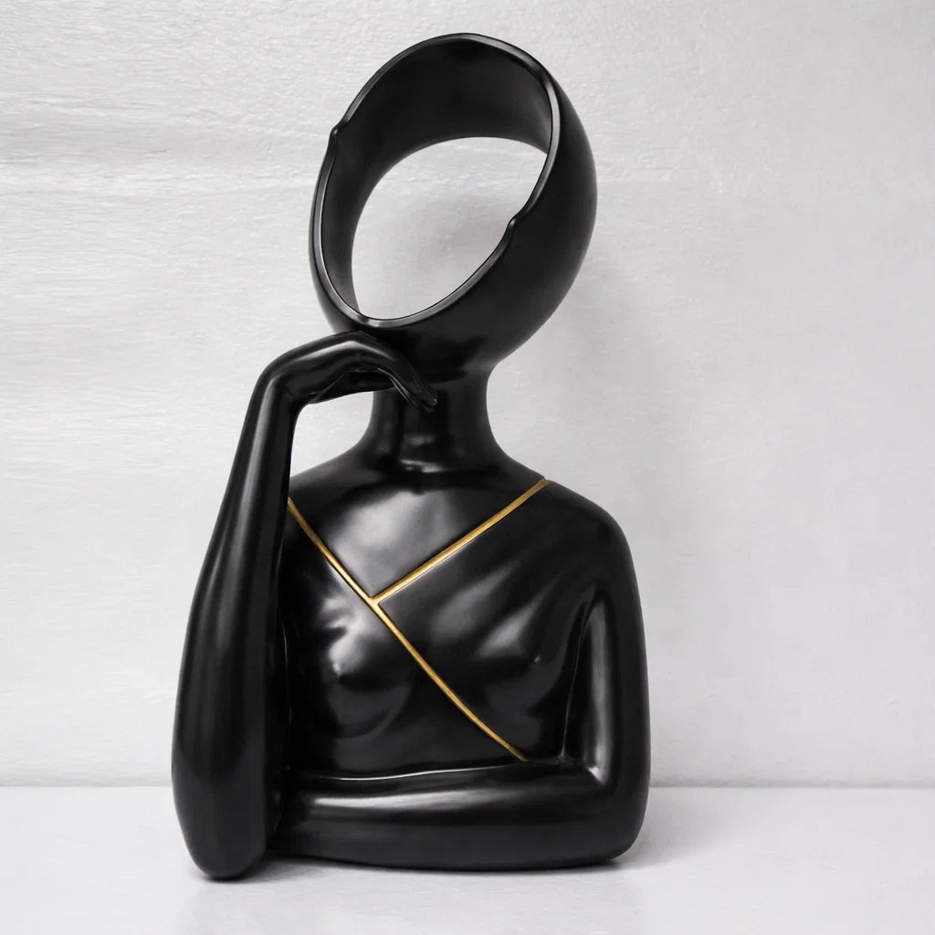 Abstract Thinking Lady Decor