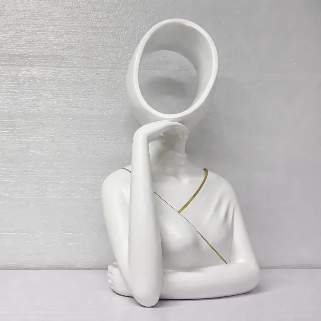 Abstract Thinking Lady Decor
