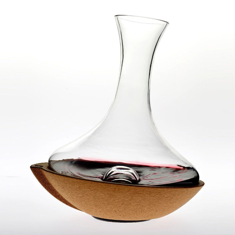 SWIRLING WINE CRYSTAL DECANTER-MADE IN GERMANY