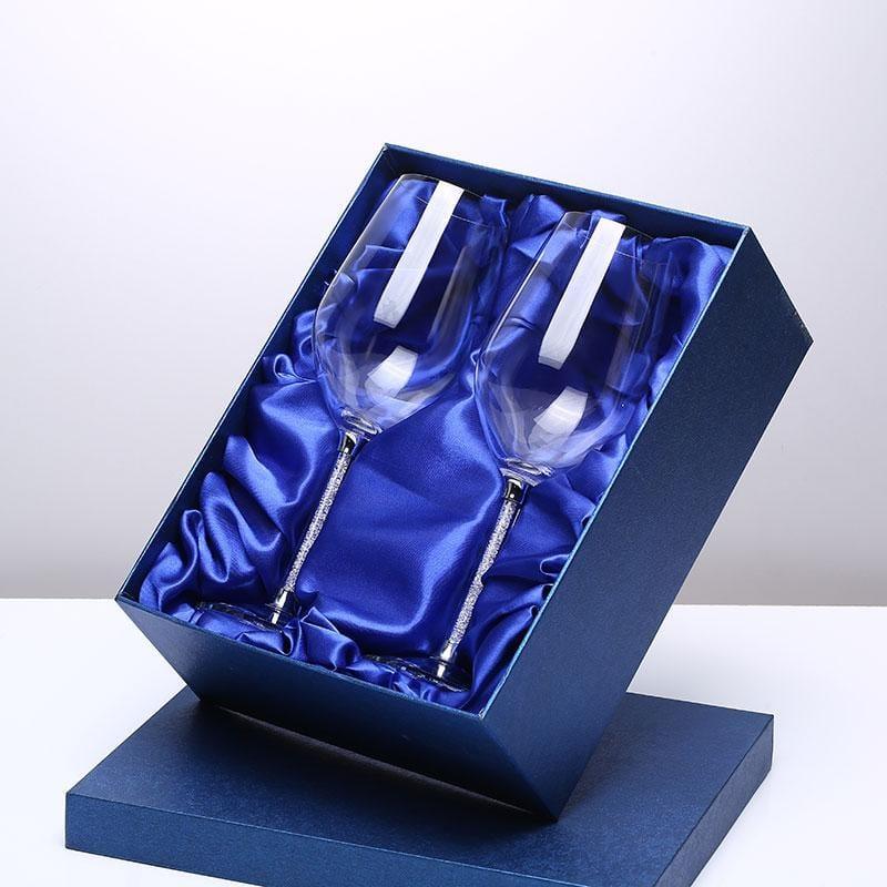 Swarovski Stem Glass - Set of 2 - Smokey Cocktail