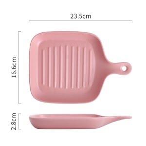 plate set | SKILLET HANDLE PLATE - SET OF 2