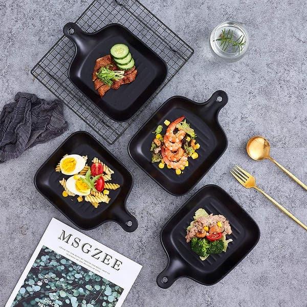 plate set | SKILLET HANDLE PLATE - SET OF 2