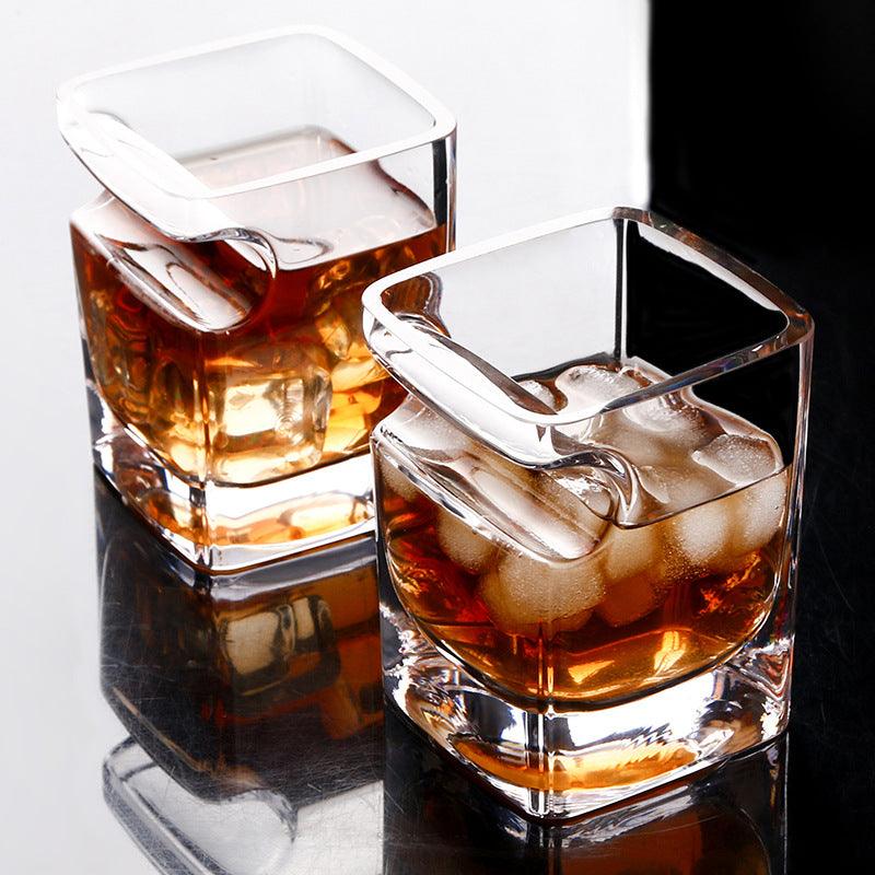 Square Glass-Set of 2 - Smokey Cocktail