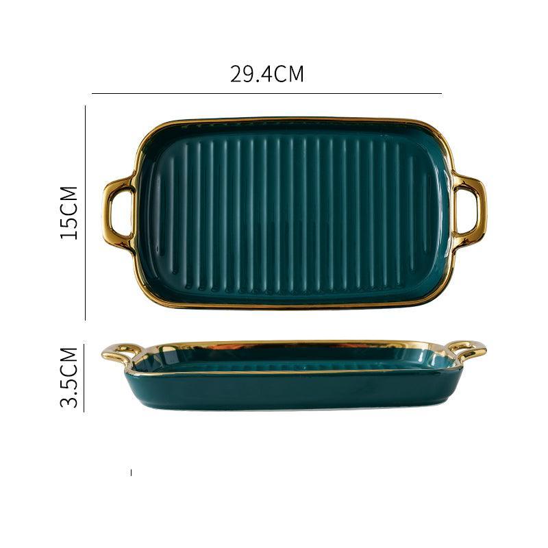 plates for snacks | GRILL CERAMIC PLATE
