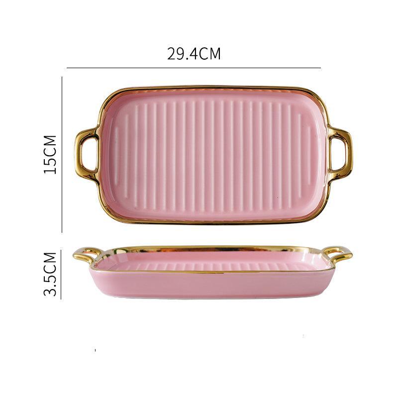 plates for snacks | GRILL CERAMIC PLATE