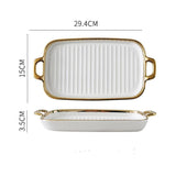 plates for snacks | GRILL CERAMIC PLATE