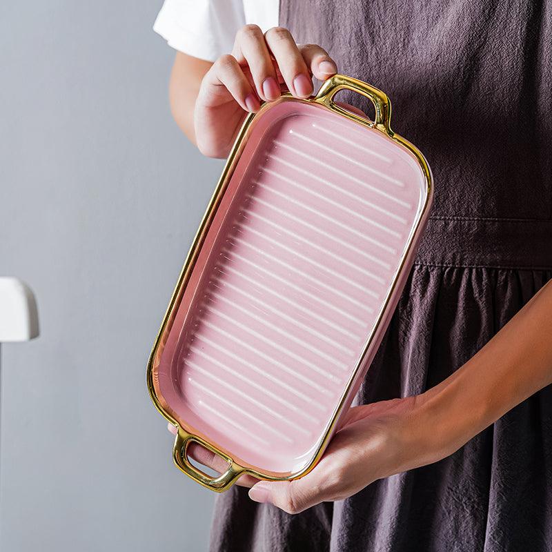 plates for snacks | GRILL CERAMIC PLATE