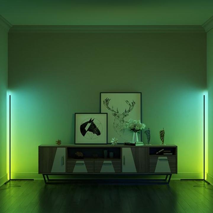 Vibrant Corner Floor Lamp( DESPATCH START FROM 10th FEB) - Smokey Cocktail