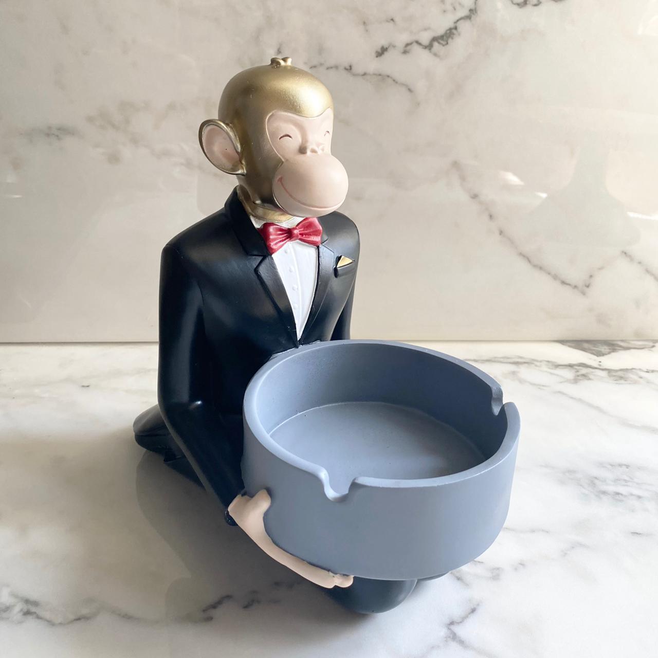 Monkey Butler Ashtray - Smokey Cocktail