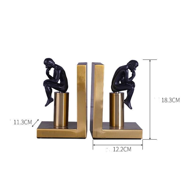 Mastermind Bookend - Set Of 2 - Smokey Cocktail
