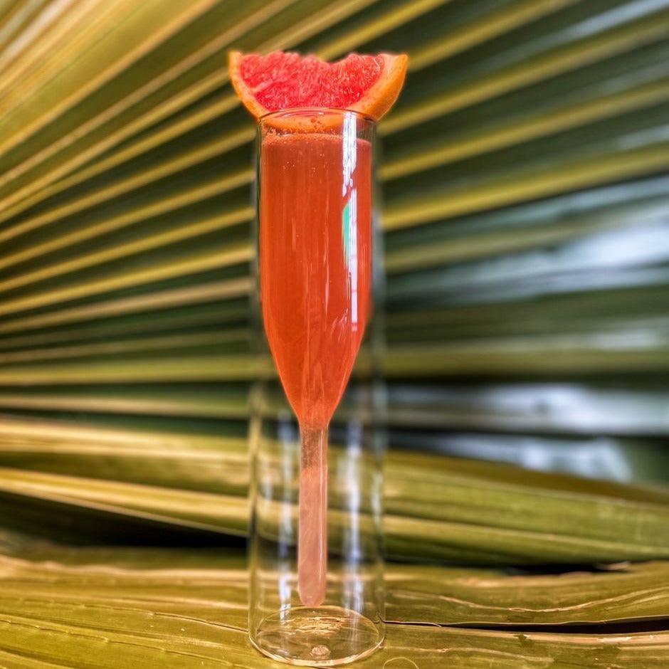 Bubble Flute Glass - Set of 2 - Smokey Cocktail