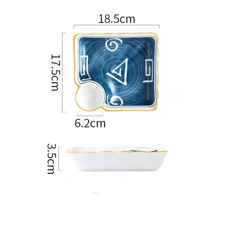 Quirky Plate - Set Of 2(PRE-BOOKING - DELIVERY STARTS 10th FEB) - Smokey Cocktail