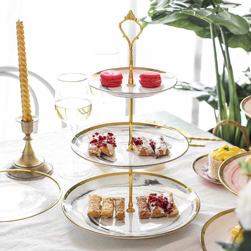 tier cupcake stand | ROUND THREE -TIER STAND