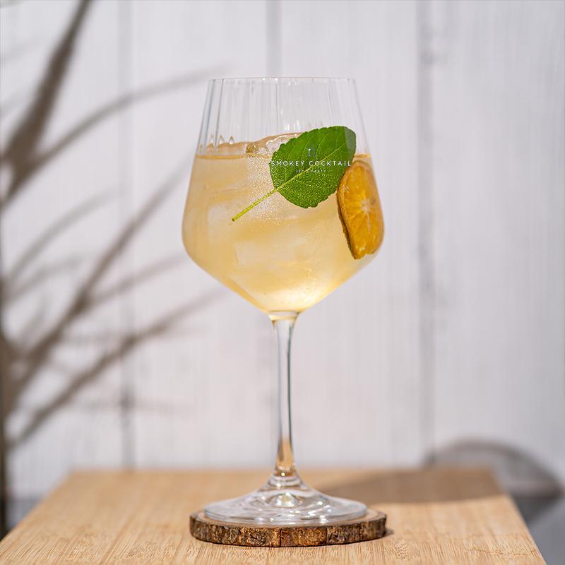 wine glass | STREAK SPRITZ STEM GLASS - SET OF 4