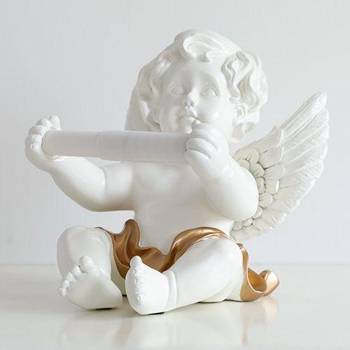 Angel Tissue Holder - Smokey Cocktail