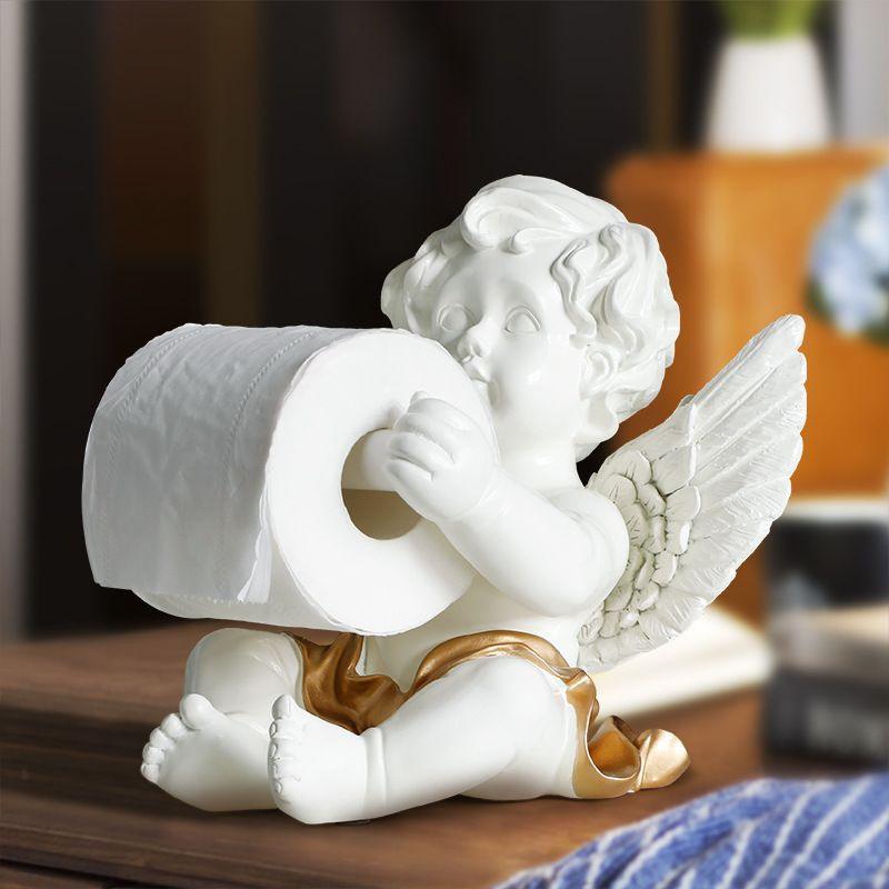 Angel Tissue Holder - Smokey Cocktail