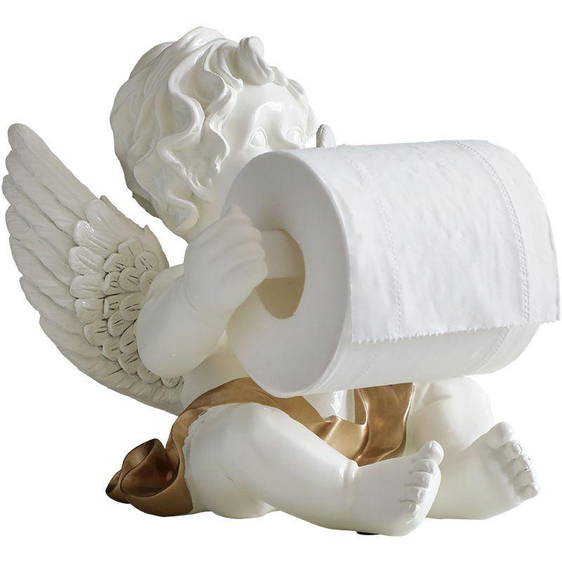 Angel Tissue Holder - Smokey Cocktail