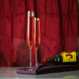 wine glass | STRIPE FLUTE GLASS - SET OF 2