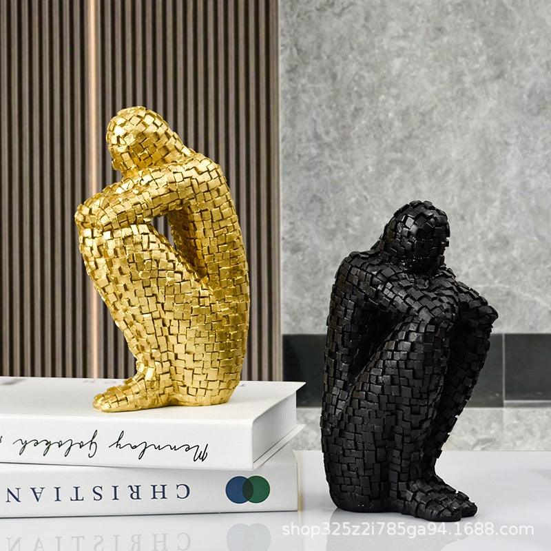 BRICK MAN SCULPTURE - Smokey Cocktail