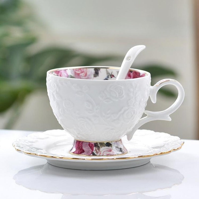 tea cup price | LUXURY FLOWER TEA CUP- SET OF 2