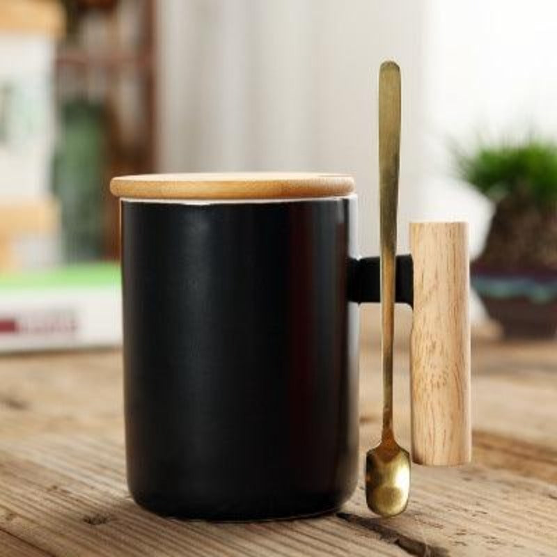 coffee mugs online | JAPANESE WOODEN HANDLE MUG